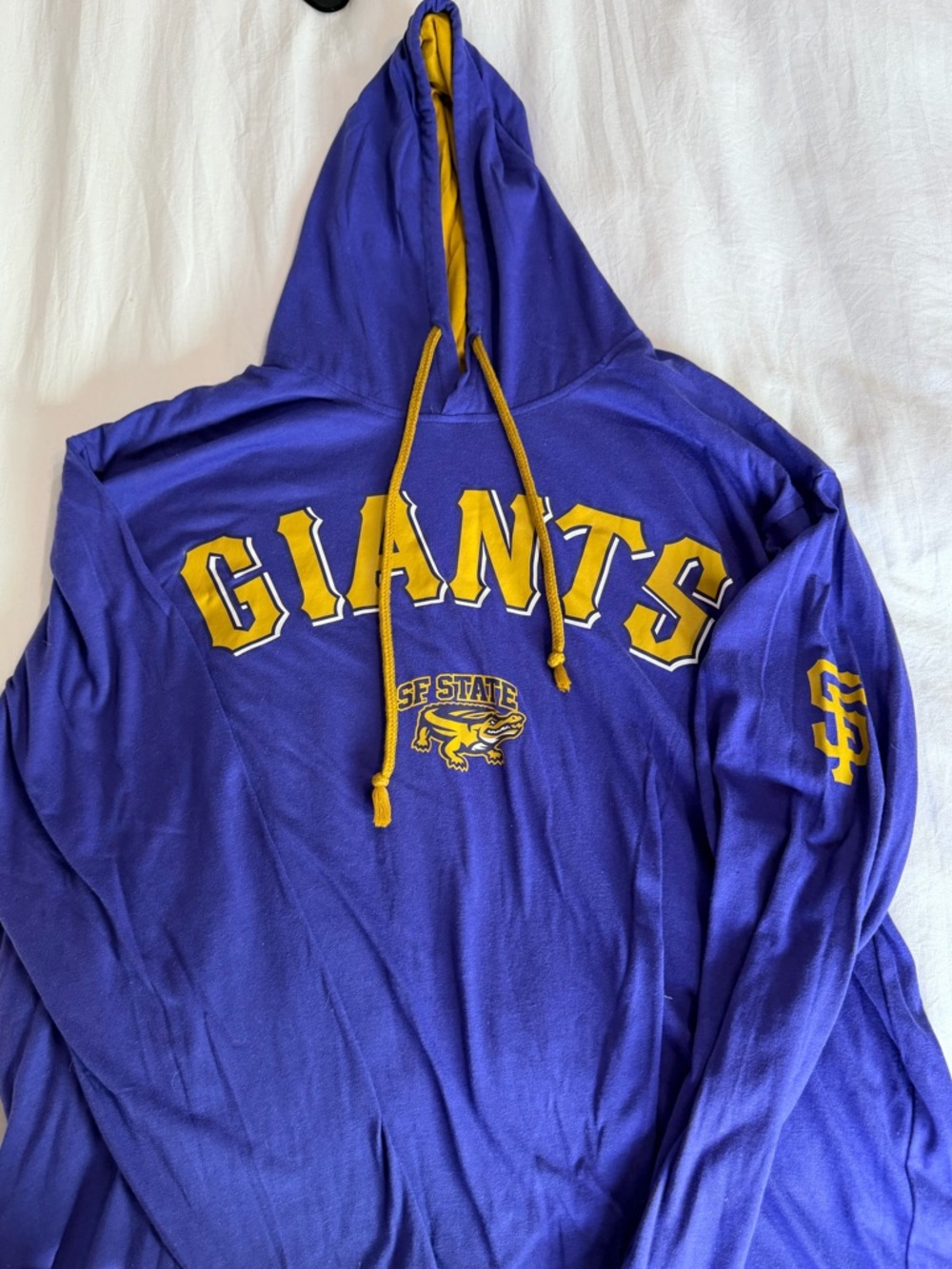 San Francisco Giants Purple & Gold Hooded Pullover - SF State